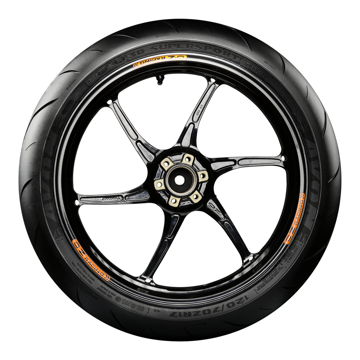 Avon 3D Supersport 120/70ZR17 Front Tyre (58W Rating)