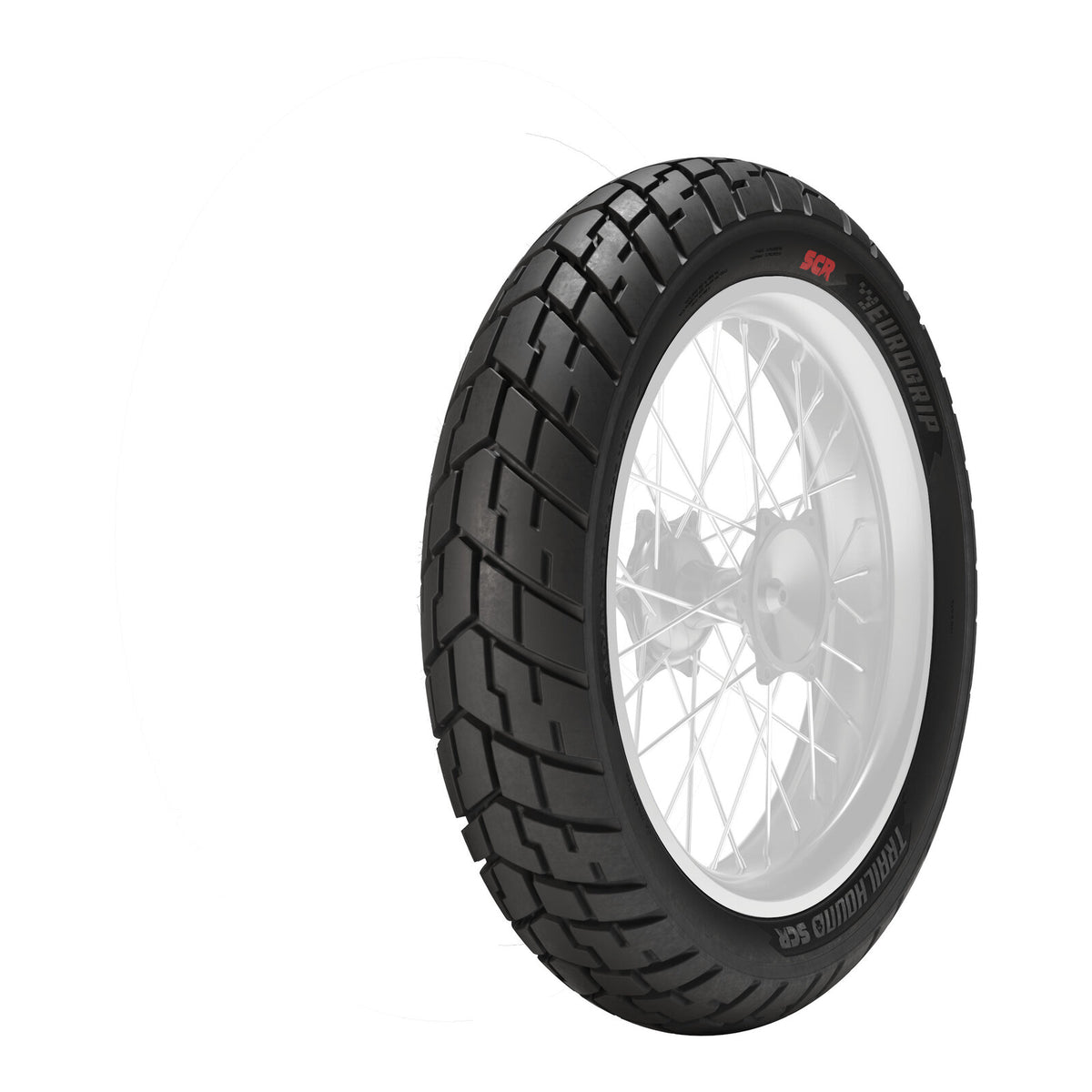 Eurogrip Trailhound SCR 150/60-17 Rear Tubeless Tyre (66H Rating, Radial)