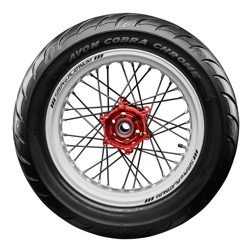 Avon Cobra Chrome 180/55ZR18 Rear Tyre (74W Rating) AV92