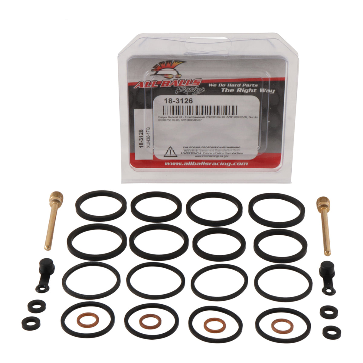 All Balls Racing Calliper Rebuild Kit (18-3126)