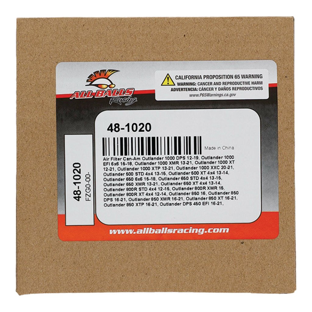 All Balls Racing Air Filter (48-1020)