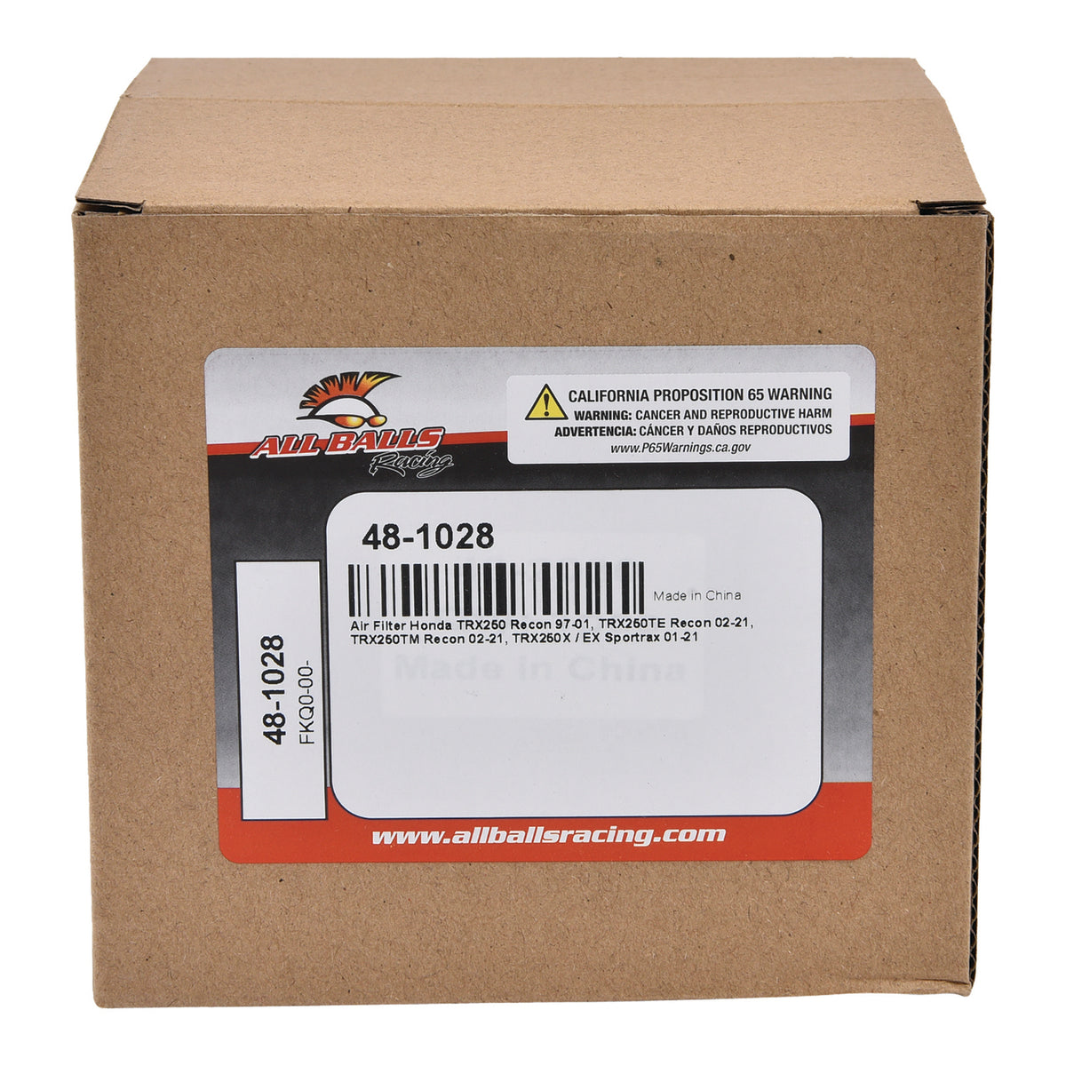 All Balls Racing Air Filter (48-1028)