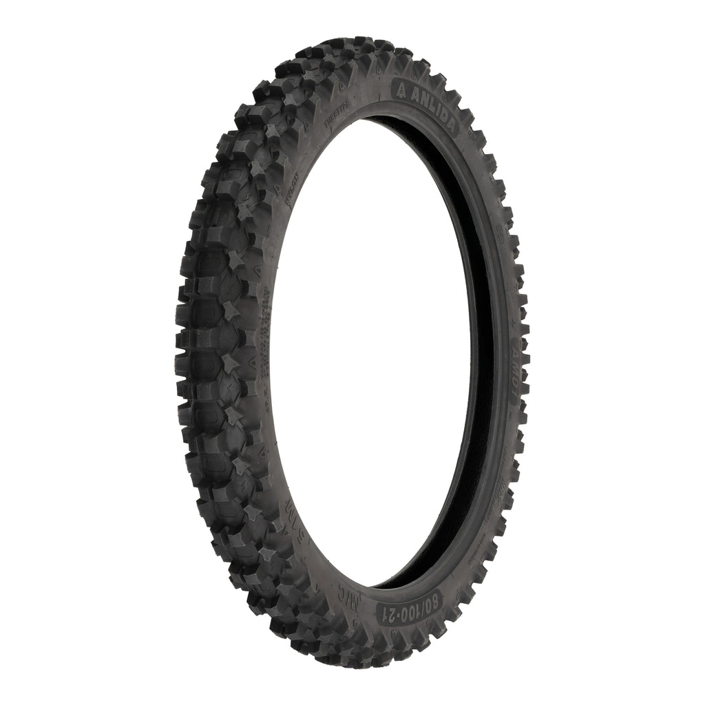 Anlida AM01 Tyre Set 80/100-21 Front & 100/90-19 Rear (NHS)