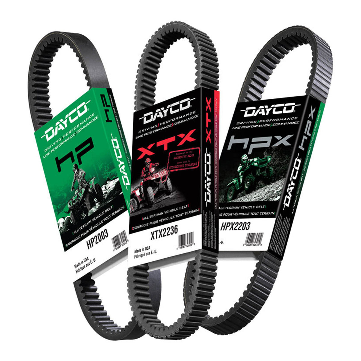 Dayco ATV Drive Belt XTX - XTX2255