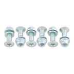 Bolt Euro Style Hub Savers Black (Pack of 6)