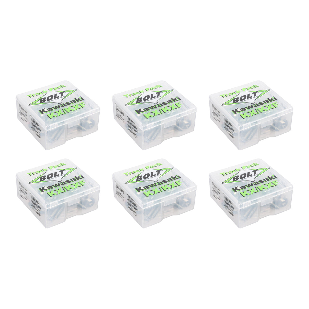 Bolt Track Pack for Kawasaki - 6 Kits Display