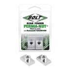 Bolt Rear Fender Perma Nuts - Fits Kawasaki KX250/450