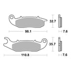 Brembo Prime Brake Pad Carbon Ceramic Front 07GR03CC