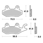 Brembo Prime Brake Pad Sinter Rear 07YA22SP