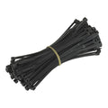 WMP Cable Ties 380 x 7.6mm (100/Bag) - Black