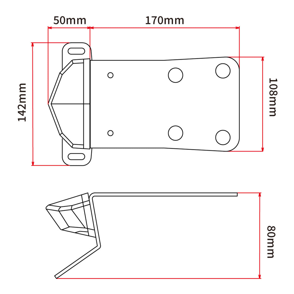 DRC Edge-2 Kawasaki KLX250 - Smoke Tail Light Holder