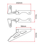 DRC Yamaha WR250R/X - Smoke Edge 2 Tail Light Holder Kit
