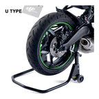 Unit Street Bike Rear Stand Adjustable - Black