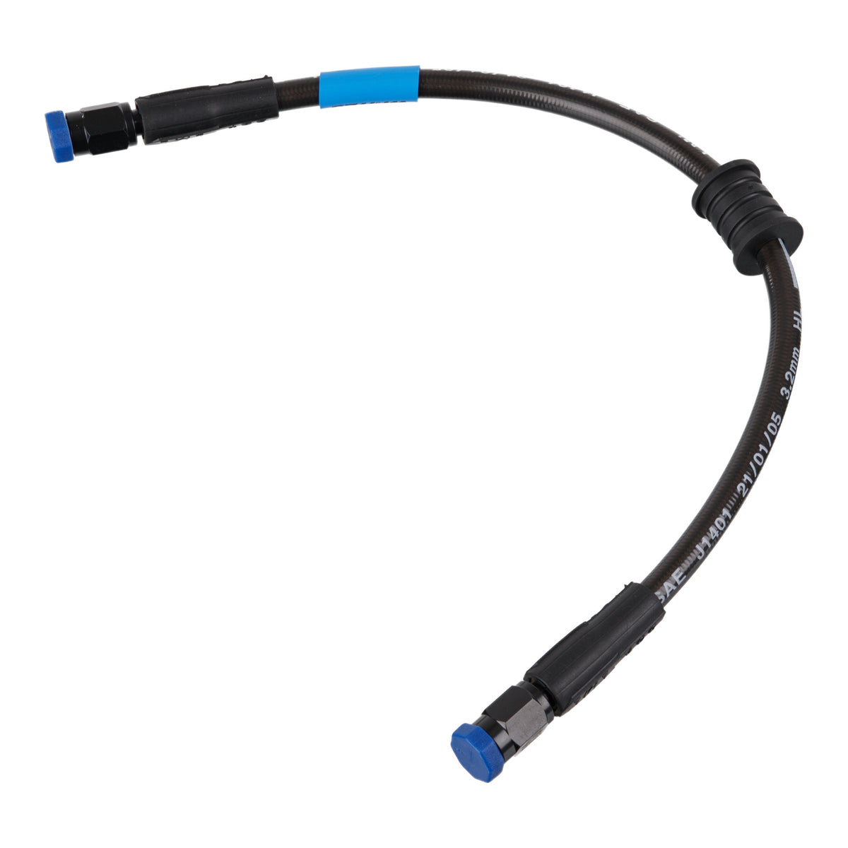 WMP Premade Brake Line - 1100mm - (Dark Smoke)