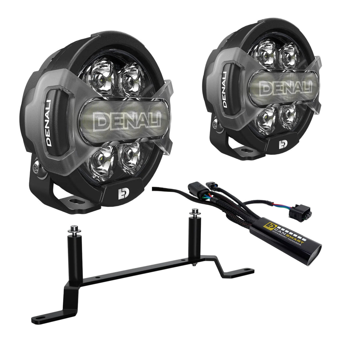 Denali D7 Pro Lighting Bundle with Mounts - BMW R1250