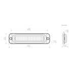 Denali B6 LED Brake Light Module - 6 LEDs Red 12V
