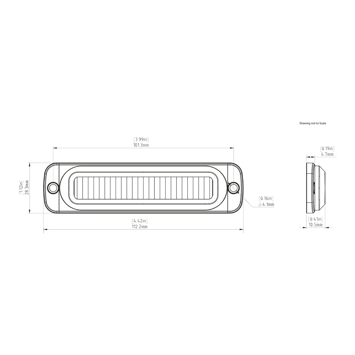 Denali B6 Dual LED Brake Light Kit with Plate Mount