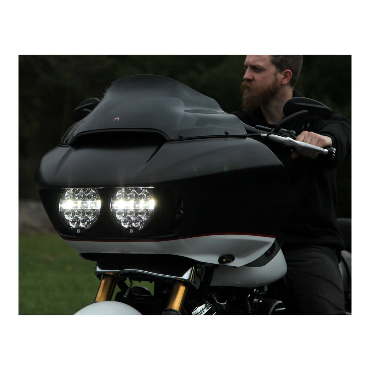 Denali HD Road Glide Head Light Packaged Kit