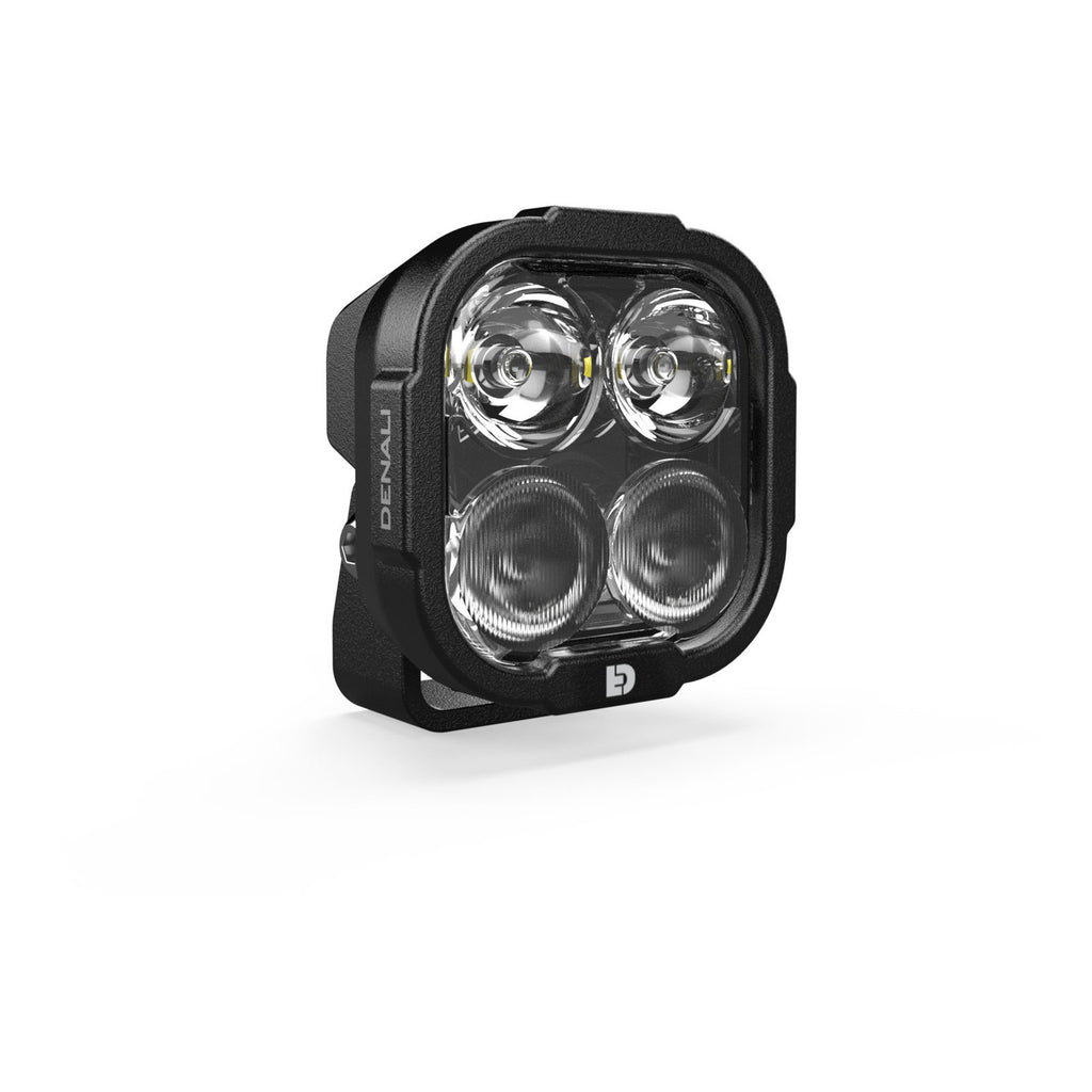 Denali DL4 Driving Light - DataDim Technology, 4-LED, Elliptical Hybrid Beam