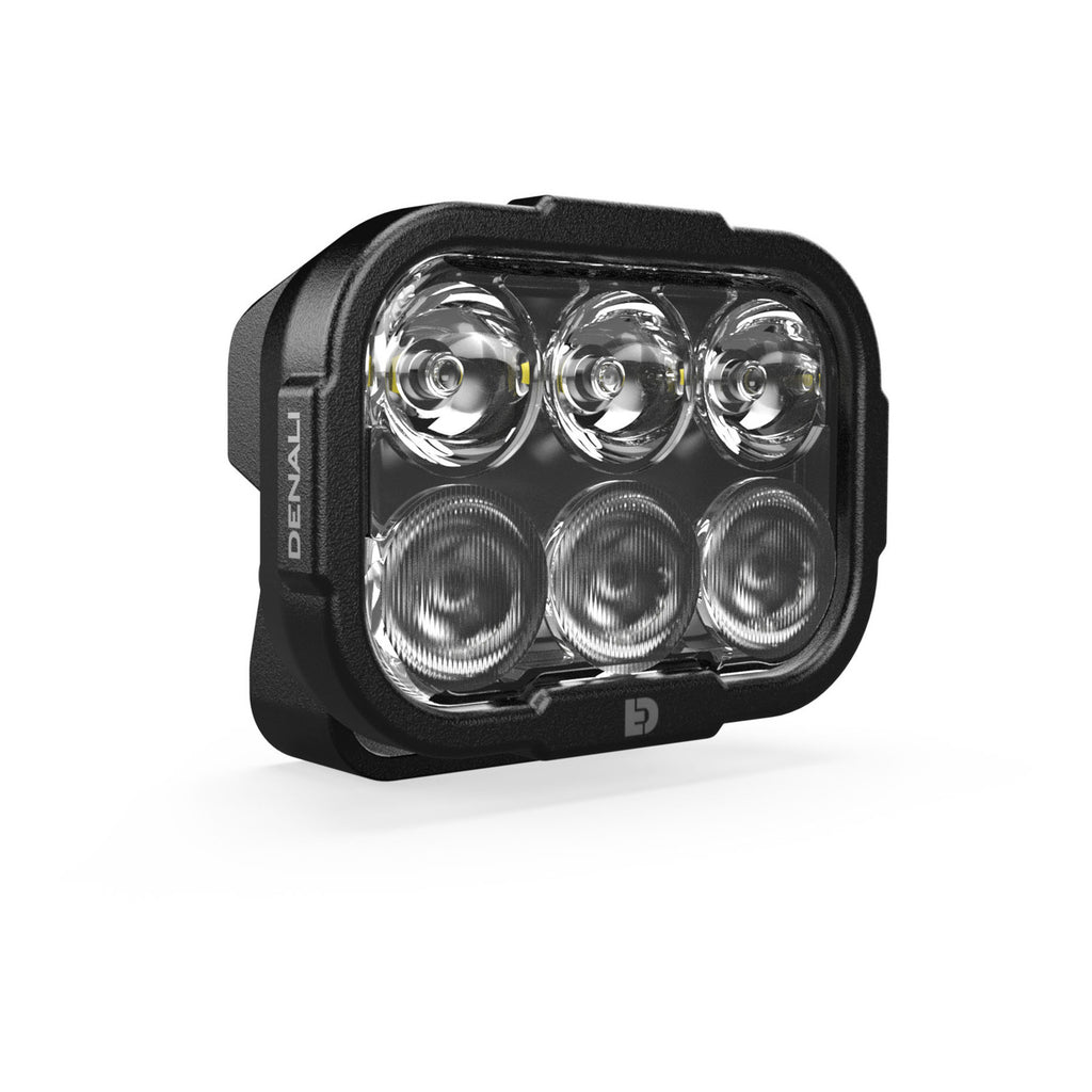 Denali DL6 Driving Light - DataDim Technology, 6-LED, Elliptical Hybrid Beam