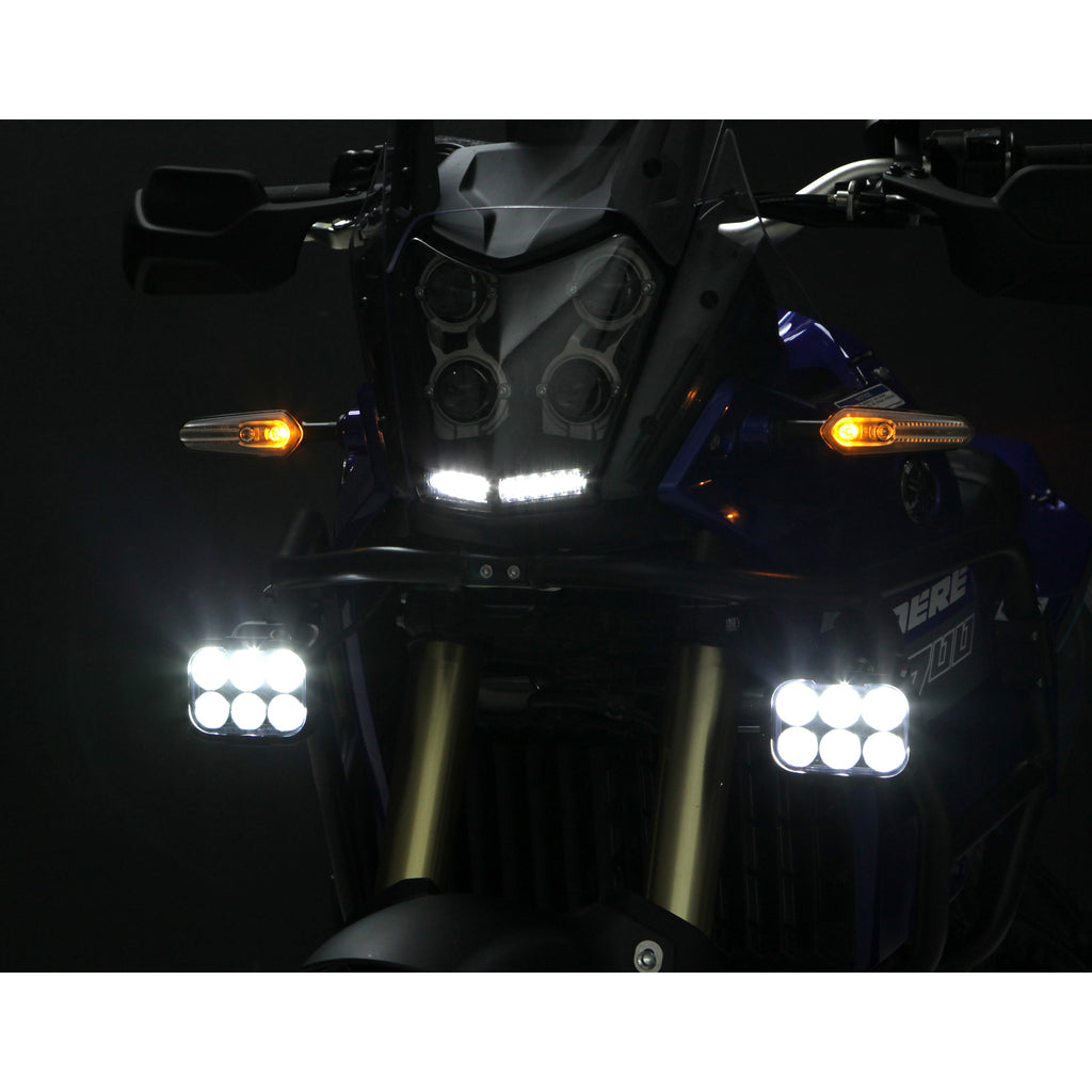 Denali DL6 Driving Light - DataDim Technology, 6-LED, Elliptical Hybrid Beam