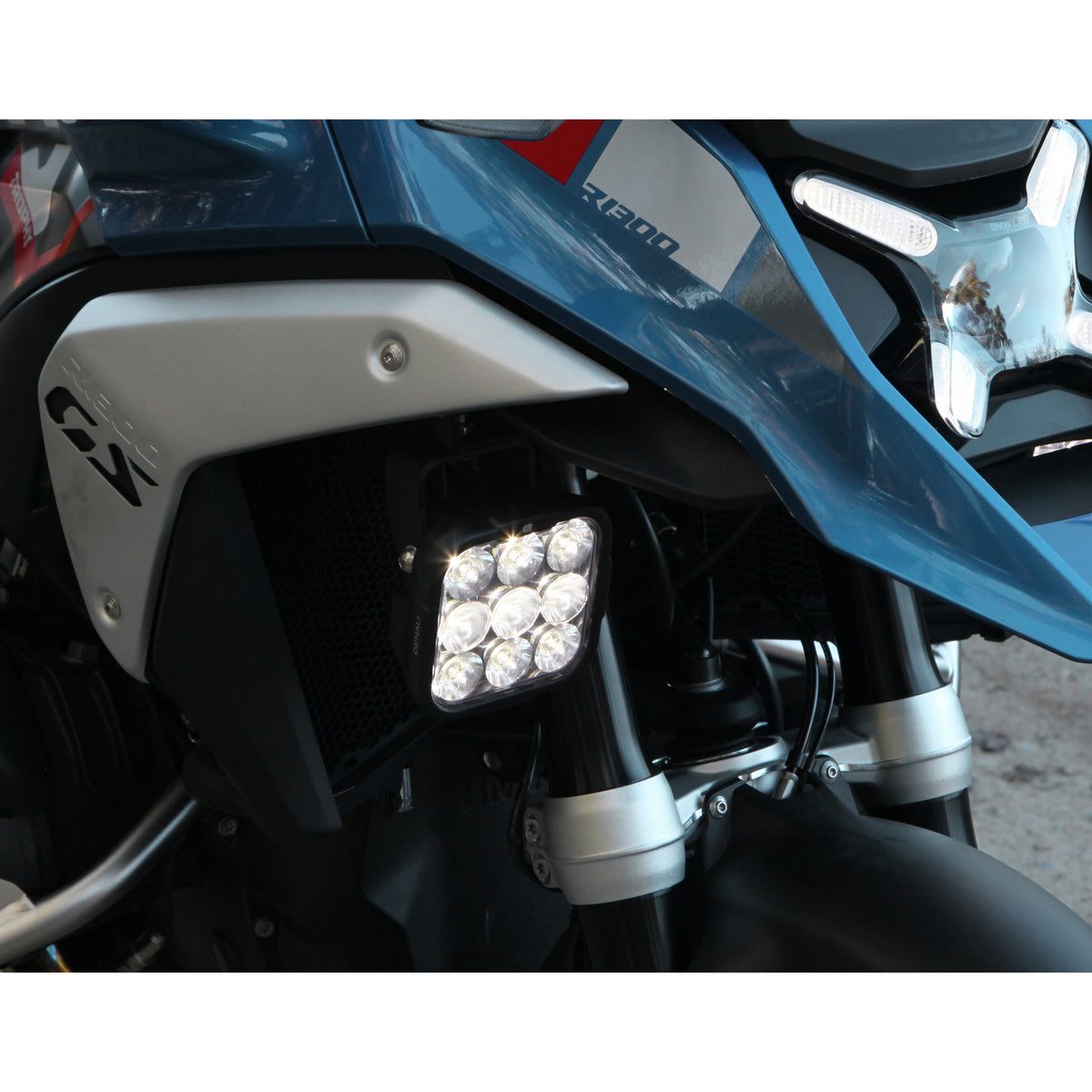 Denali DL9 Driving Light - DataDim Technology, 9-LED, Elliptical Hybrid Beam