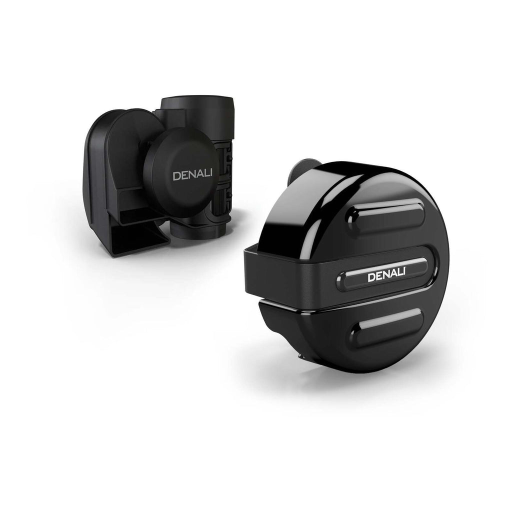 Denali SoundBomb V-Twin Dual-Tone Air Horn with Cover - Black