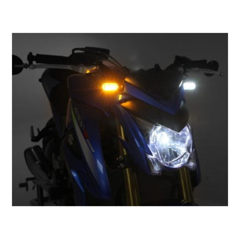 Denali T3 Front Turn Signals / DRL White/Amber - Pair