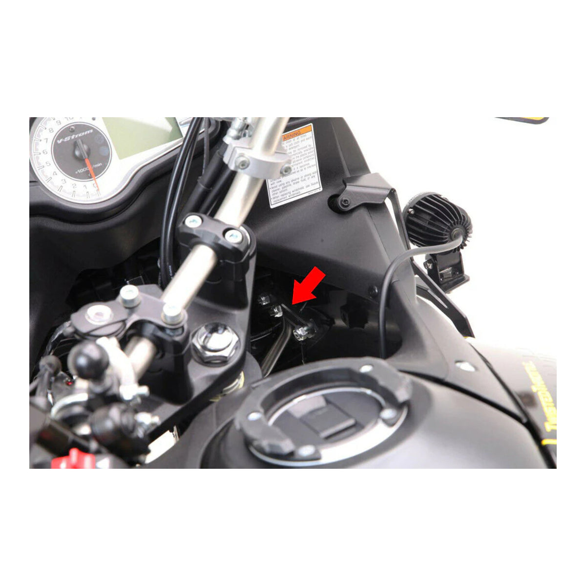 Denali Soundbomb Compact Horn Mount Bracket - Suzuki DL650 V-Strom '04>