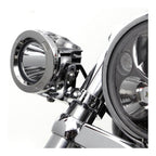 Denali Conv Fork Tube Light Mount/ 39-49mm Diametre Tubes - Chrome