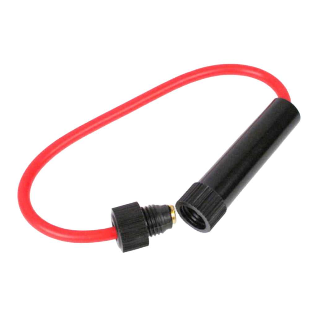 WMP Fuse Holder Screw Type - Black 2 Wire