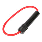 WMP Fuse Holder Screw Type - Black 2 Wire