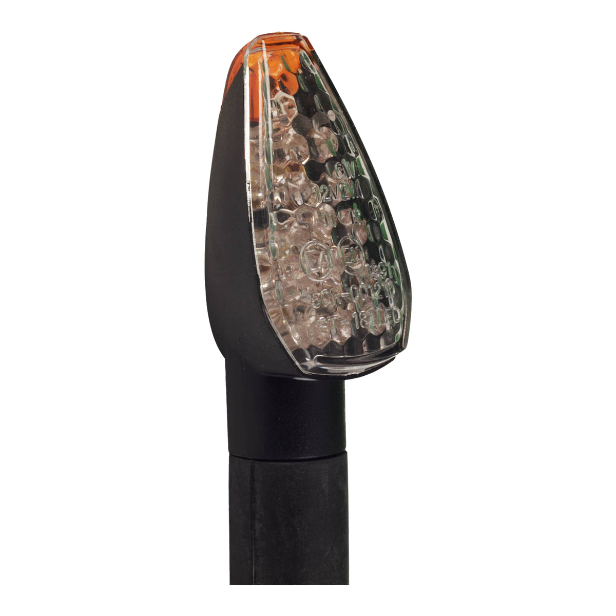 WMP Flasher Universal LED Black Long Stem (Pair)