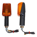 WMP Flasher Universal Rubber Long Mount Carbon (Pair)