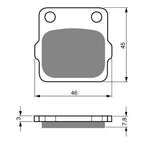 GOLDfren Brake Pads GF007 - S3