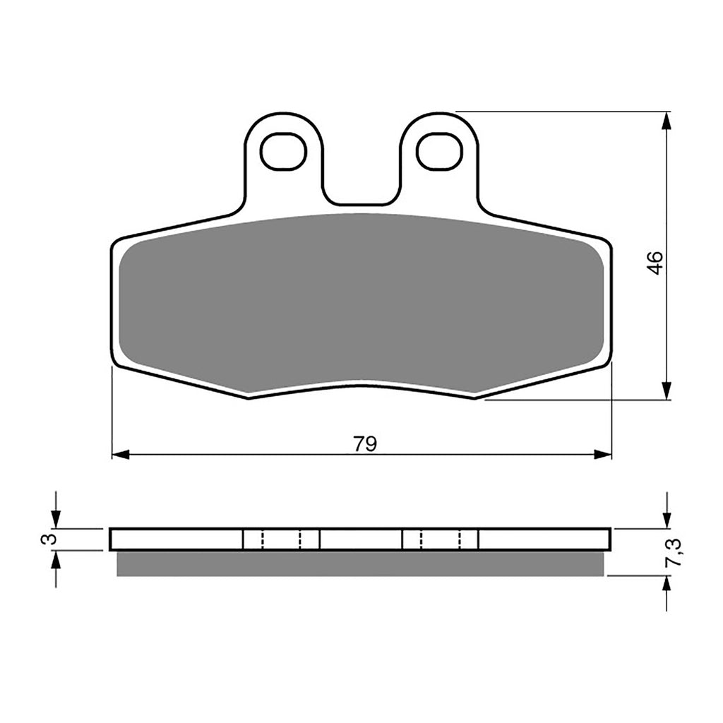 GOLDfren Brake Pads Sintered Sports GF010 - S3 (PH241)