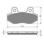 GOLDfren Brake Pads Sintered Sports GF011 - S3 (PH27)
