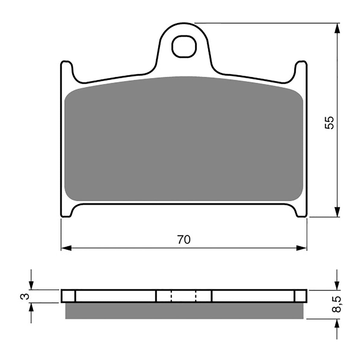 GOLDfren Brake Pads Sintered Sports GF017 - S3 (PH189 / PH50)