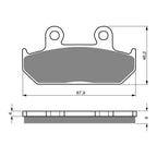 GOLDfren Brake Pads Sintered Sports GF024 - S3 (PH41)