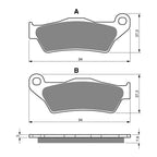 GOLDfren Brake Pads G114 SBS671/742 FDB2018 FA181