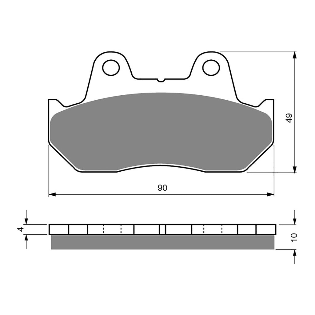 GOLDfren Brake Pads Sintered Sports GF050 - S3 (PH17 / PH19)