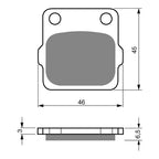 GOLDfren Brake Pads GF077 - S3