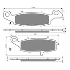 GOLDfren Brake Pads Sintered Sports GF104 - S3 ( PH193 )