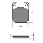 GOLDfren Brake Pads GF121 - K5
