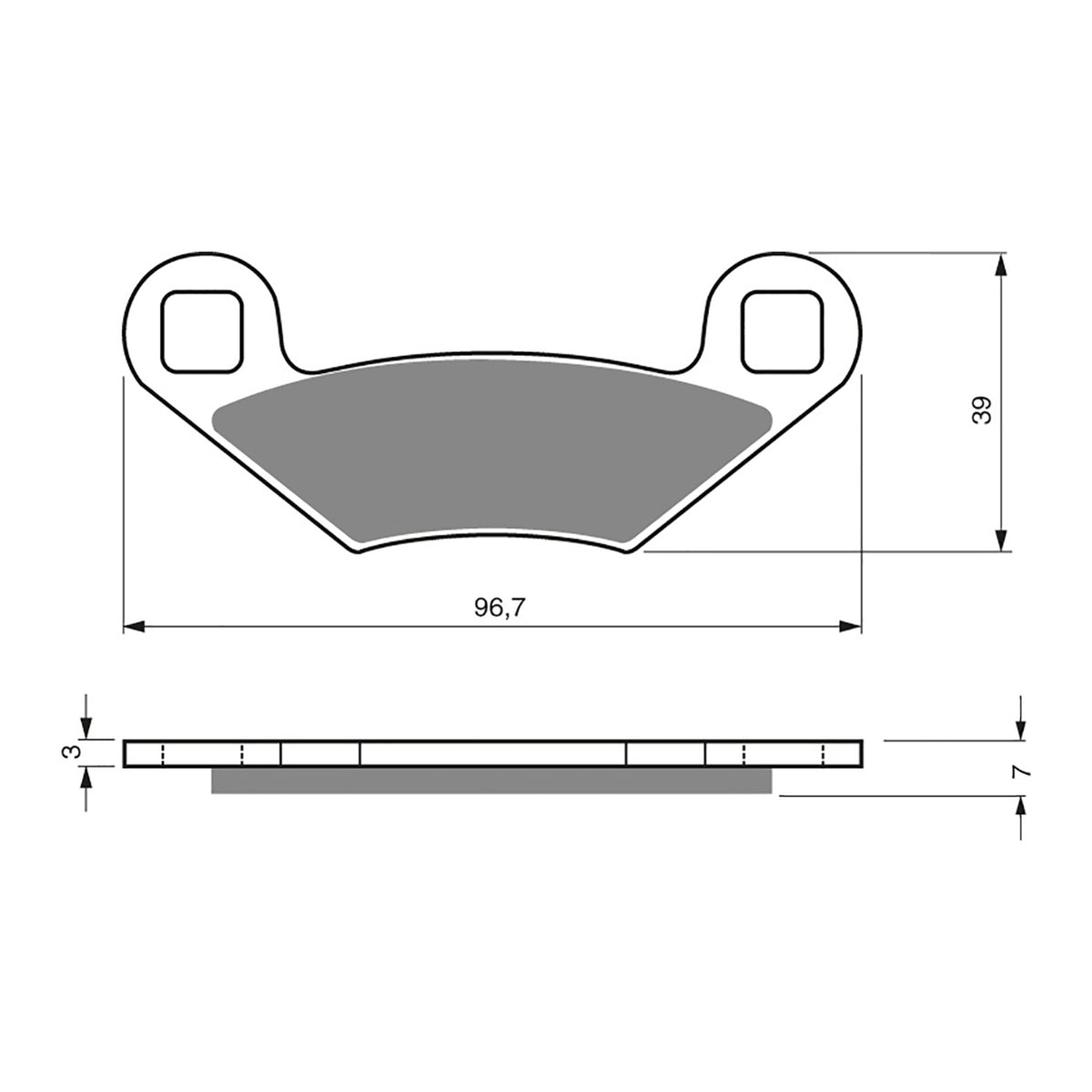 GOLDfren Brake Pads GF162 - S3