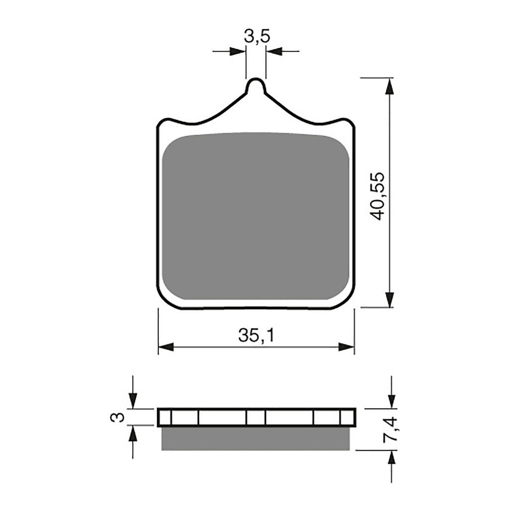 GOLDfren Brake Pads GF177 - S33