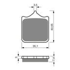 GOLDfren Brake Pads Sintered Sports GF177 - S3 ( PH294 )
