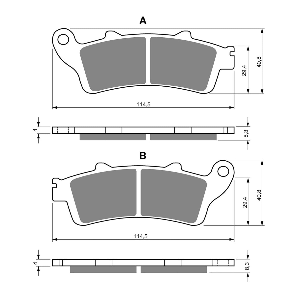 GOLDfren Brake Pads Sintered Sports GF178 - S3 ( PH247 )