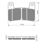 GOLDfren Brake Pads Sintered Sports GF213 - S3 ( PH334 )