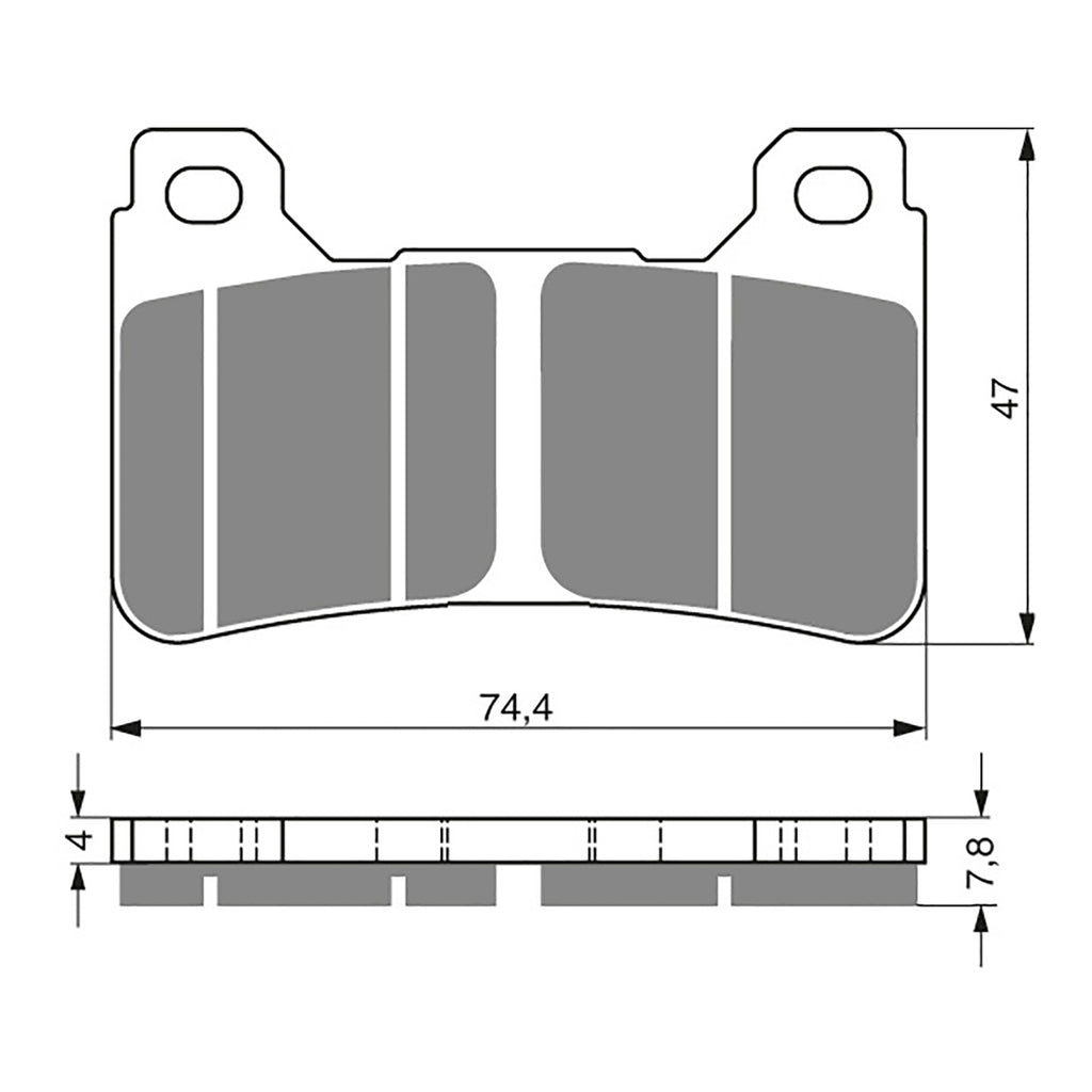 GOLDfren Brake Pads Sintered Sports GF214 - S3 ( PH342 )